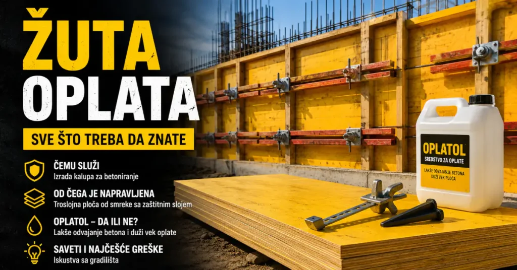 Žuta oplata: namena, upotreba, oplatol i saveti za duži vek