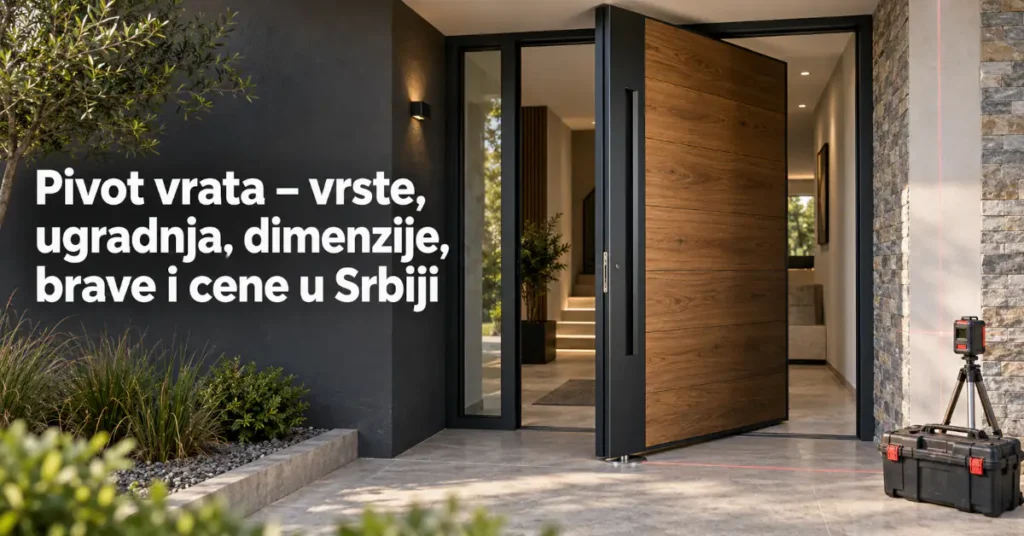 Pivot vrata: vodič za ugradnju, cene, održavanje i saveti majstora